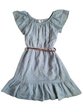 Speechless Girls 8 Slate Embroidered Dress NWT – Special Occasion Dressy